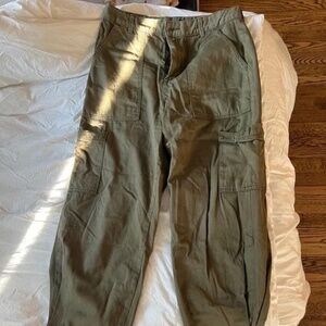 army green banana republic cargo pants